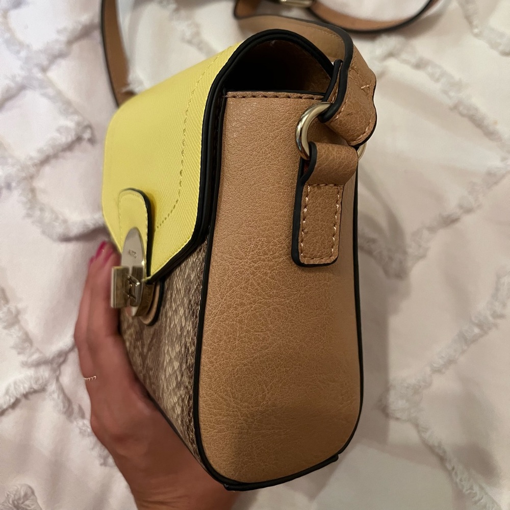 ALDO SNAKE PRINT COLOR BLOCK CROSSBODY BAG - Picture 3 of 6